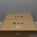 Modern Sputnik Ceiling Lights Black Semi Flush Mount Ceiling Fixture with Glass Globes 6 Light Chandelier for Dining Room Bedroom Living Room Kitchen Farmhouse.