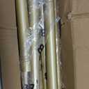 Tension Rods 48 to 84 Gold Long Shower Curtain Rod Decorative Curtain Rods Shower Tension Rods Non Slip Never Rust No Drilling Stainless Steel Spring Tension Shower Rod for Bathroom Living Room