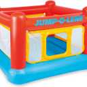 Jump-O-Lene Inflatable Trampoline Bounce House for Kids Ages 3-6