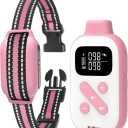 No Shock Dog Training Collar, Beep and Vibrating Dog Collar with Remote 2800Ft, Vibration Collar for Small Medium Large Dogs - No Prongs