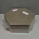 Hexagon Cork Bulletin Board Tiles, Felt Pin Board, 11.8 x 10.2 inches