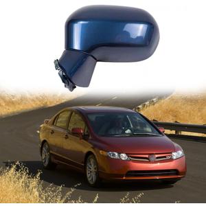 Driver Side Mirror Assembly Fit for 2006 2007 2008 2009 2010 2011 HONDA CIVIC Car Rear View Mirror Side Mirror Replacement Lens Adjustment