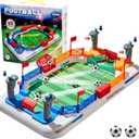 COUOMOXA Soccer Board Game for Kids: Mini Foosball Table Game - Interaction Soccer Toys for 3-12 Year Old Indoor Family Playroom Party - Perfect Birthday Sports Gift for Boys Girls