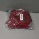 OFEEFAN Womens Knit Sweater Dress with Pockets Square Neck Long Sleeve Dresses (Small, Burgundy)