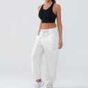 Cargo Sweatpants for Women with Pockets Casual Baggy Joggers Pants Travel Outdooors Hiking Gym Workout Pants (Gray, M)
