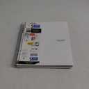 Amazon.com : Five Star Spiral Notebook + Study App, 5 Subject, College Ruled Paper, 8-1/2" x 11", 200 Sheets, Fights Ink Bleed, Water Resistant Cover, White (72460) : Office Products