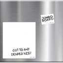 Magnet and Message Board | Super Jumbo 30 x 40 x 0.7 Inch Magnet and Message Board | Mountable Steel Bulletin Board (Silver)