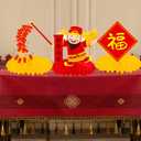 13pcs Chinese New Year Honeycomb Centerpieces 2026 Lunar New Year Red Table Centerpieces for 2026 Spring Festival Supplies Chinese New Years Decorations