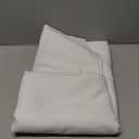 GFCC 8FTX10FT White Backdrop Background for Photography Photo Booth Backdrop for Photoshoot Background Screen Video Recording Parties Curtain