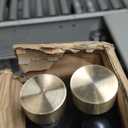 Warm Gold Double Curtain Rods 72-144" (6-12ft), Decorative Double Drapery Rod with Cap Finials, 1 Inch Front and 5/8 Inch Back Heavy Duty Double Window Rods, Adjustable Dual Curtain Rod Warm Gold