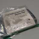 Faucet Mat for Kitchen Sink, 17.7"X5.5" Silicone Sink Splash Guard with Soap Holder, Snap-On Design & 7slope Fast Drain, Folding Sink Faucet Mat for Universal Kitchen Bathroom SinkGrey (Gray)