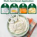 Hand Mixer Attachments Beater, Dough Hooks and Whisk, Blending Rod, Stainless Steel Hand Mixer Accessories Compatible with Kitchenaid Hand Mixers KHM3 KHM5 KHM7 KHM9, 6-piece set