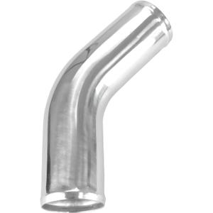 Ucreative 45 Degree Aluminum Alloy Tube Intercooler Pipe Air Intake Tube Silver Tone for Car OD: 3.0 Inch (76mm)