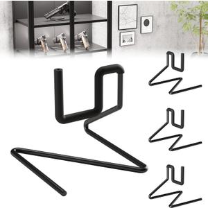 Pistol Display Stand - Rubber-Wrap Handgun Display Holder, Revolver Display Stand for Safe, Cabinet and Nightstand, Pistol Display Rack, Pistol Stand for Handguns, Gun Holder Stand (4 PCS)