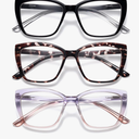 Reading Glasses Women, 3 pack Fashion Oversized Blue Light Readers Women, Spring Hinge Cat Eye Glasses Anti Eyestrain