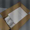 RACETOP White Paper Bags with Handles Bulk,8"x4.5"x10.8" 50Pcs,Kraft Paper Bags Party Favor Bags Shopping Bags Kraft Bags White Paper Gift Bags with Handles Bulk