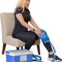 Ice Machine for Knee After Surgery Game Ready Ice Therapy System with 12QT Cooler, 4 Flow Speeds, Quiet Operation & Adjustable Timing Cold Therapy Machine for Knee Replacement & Pain Relief