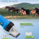 Horse Clippers 690W 28000RPM, Heavy Duty Horse Grooming Kit, Professional Livestock Clippers with 6 Speed Adjustable for Shaving Horse Pony Cattle Goat Large Dogs and Others
