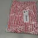 POHADON Women's Plaid Layered Ruffle Shorts Cute Lolita Shorts Mini Casual Pajama Shorts Y2k Gingham Boxer Lounge Shorts (M)
