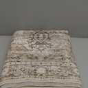 RUUGME Washable 3X8 Runner Rugs - Large Boho Rugs for Living Room Stain Resistant Carpet Vintage Tribal Rugs for Bedroom Kitchen Bathroom Non Slip Backing Home Decor Floor Decoration Mat 3x8 Beige