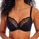 Freya Women's Hallie Underwire Plunge Bra (32G, Black)