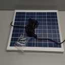 ECO-WORTHY 25W Solar Powered Attic Ventilator Gable Roof Vent Fan with 30W Foldable Panel - Fans for Home Attic, Greenhouse, RV or Outdoor, Ready-to-Use Fan,