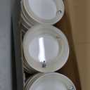 AOZITA 24 PACK, WIDE Mouth Mason Jar Lids for Ball, Kerr and More - White Plastic Storage Caps for Canning Jars - Leak-Proof & Anti-Scratch Resistant Surface