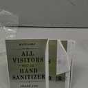 Stockroom Plus Double-Sided Metal Safety Signs, All Visitors Must Wash Hands (5x7 In) - 6 Pack