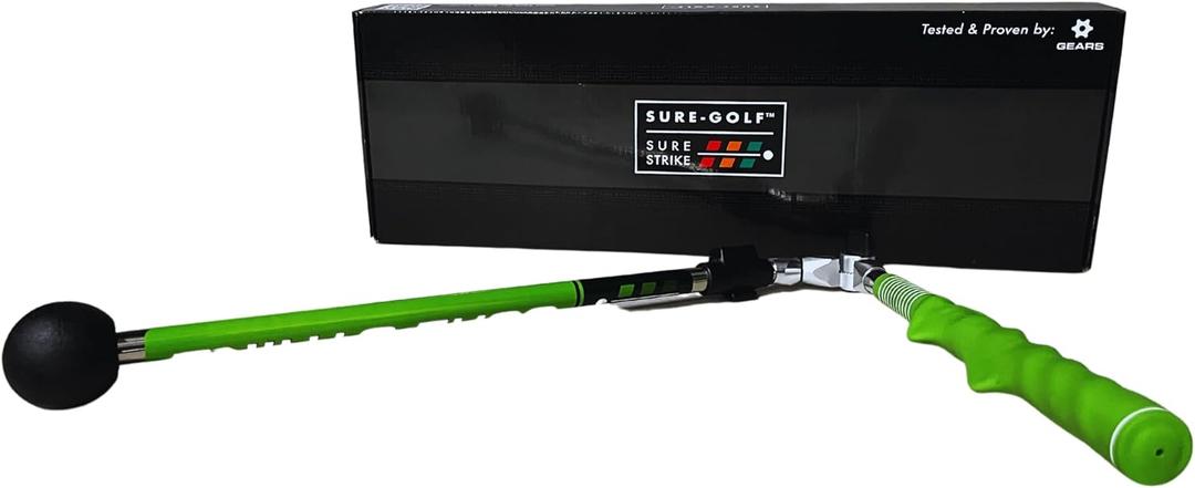 Sure-Strike - The Golf Swing Trainer Designed to Help You Master Your Swing Mechanics to Swing Like a Tour Pro! Transform Your Timing and Improve Your Ball Striking!