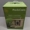 PeckCam® Bird Feeder with Camera - 4MP 2K Live AI Bird Species Identification Instant Arrival Alerts - Smart Cameras Birds Feeders Solar Powered Birdwatching Gift for Birdlover Mom Dad, 2.4GHz WiFi