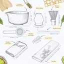 Pink Traditional Matcha Set Whisk and Bowl, 8 Pcs Matcha Making Kit Includes Ceramic Bowl with Spout, Bamboo Whisk, Holder, Scoop, Sifter, Tea Towel Cloth and Mat-Ceremonial Matcha Starter Kit Gift