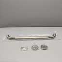 Satin Brushed Nickel Shower Grab Bars 24 Inch w/Anti-Slip knurled Grip, iMomwee Stainless Steel Wall Mount Bathroom Safety Balance Handrail, Handicap Elderly Senior Assist Textured Grab Bar Handle