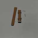 Band for Garmin Lily 2 Smart Watch, Soft Genuine Leather with Silicone Watchband Strap for Garmin Lily 2/Lily 2 Active Replacement