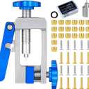 Bike Hydraulic Brake Tool Kit, Hydraulic Brake Hose Cutter 2 in 1 Bicycle Hydraulic Line Cutter Bike Brake Hydraulic Hose Fitting Insert Tool
