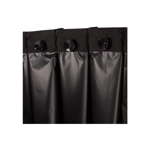 Amazon Basics Portable Blackout Curtain Shade with Suction Cups, 50" x 78", 1-Pack, Black