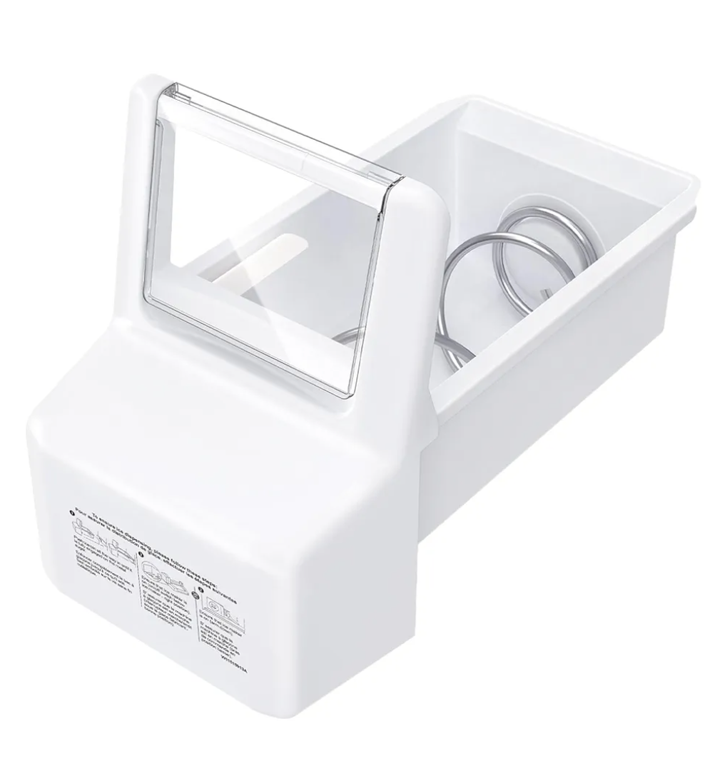 Upgraded WPW10558424 Refrigerator Ice Bucket Compatible with Whirlpool Ice Maker Replacement Parts W10558424 Whirlpool Ice Bucket WRS322FDAW01, WRS321SDHZ05, WRS321SDHZ00, WRS311SDHM00 Ice Bin