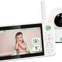 LeapFrog Video Baby Monitor - 5-Inch Color Screen, 31-Hour Battery, Secure Non-WiFi FHSS, Remote Pan Tilt Zoom, Night Vision, 2-Way Talk | LeapView 360