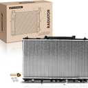 A-Premium Engine Coolant Radiator with Transmission Oil Cooler - Compatible with Toyota Camry 1997 1998 1999 2000 2001, Solara 1999 2000 2001 - L4 2.2L - Automatic Transmission