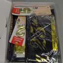 25th Birthday Decorations Men Women with 25th Birthday Banner, Black and Gold Table Cloth, Number Balloons, Large Sash, Cake Topper and Candles