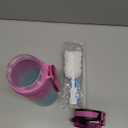 Water Bottle with Straw, 32oz Motivational Water Bottles with Time Marker to Drink, Tritan BPA Free, 1L Sports Water Bottle with Carry Strap LeakProof for Women Gym Fitness Outdoor (1 Pack) (Purple Green)