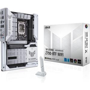 TUF Gaming Z790-BTF WiFi 7 Intel® Z790 (LGA 1700) ATX Motherboard, Hidden-Connector Design, PCIe 5.0, 4xM.2 Slots, 16+1+1 Power Stages, DDR5, 2.5Gb Ethernet, USB Type-C, Front USB Type-C, Thunderbolt 4