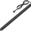 Amazon Basics Surge Protector Power Strip, 12-Outlet, Heavy Duty, Metal, 600 Joules, 6ft Extension Cord, Wide Spaced, Mountable, Black