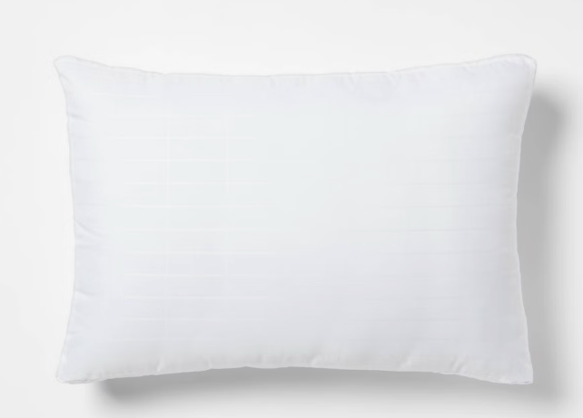 Standard 1pk Firm Machine Washable Overfilled Plush Bed Pillow 