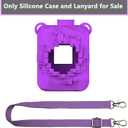 2 x Silicone Case for Bitzee Magicals Interactive Toy Digital Pet, Protective Skin Cover for Bitzee Magicals Virtual Electronic Digital Pet Accessories (Purple)