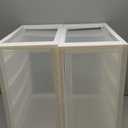 IRIS USA 47 Qt. Plastic Drawer Storage Organizer Stacking Drawers, Pack of 2, Stackable Unit with Sliding Drawer for Clothes Bedroom Kitchen Under Sink Pantry Craft Room Bathroom Dorm Office, White