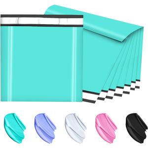 Large Poly Mailers 24x24 Inch 50 Pcs, Extra Large Shipping Bags for Clothing with Self-Sealing Tear-Resistant, Waterproof Poly Bags, Mailing Envelopes for Small Business (Teal)