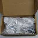 Goldenwarm 10 Pack Cabinet Knobs Black Cabinet Knobs Round Black Drawer Pulls Zinc Alloy Hardware for Dresser Drawer 1-1/5 Inch Diameter