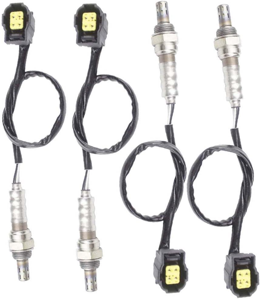 4X Upstream + Downstream Oxygen O2 Sensor 1 & 2 for Dodge & Jeep Ram 1500 2500 3500 Grand Cherokee Wrangler Liberty Chrysler 200 300 Town & Country Challenger Charger Durango