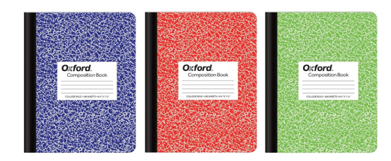 TOPS 63794 Composition Book w/Hard Cover, Legal/Wide, 9 3/4 x 7 1/2, White, 3 Pieces, ( 2 Blue, 1 Green) TOPS 63794 Composition Book w/Hard Cover, Legal/Wide, 9 3/4 x 7 1/2, White, 3 Pieces, ( 2 Blue, 1 Green)