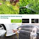 Garden Hose Nozzle, High Pressure Water Hose Nozzle Sprayer Head,fits 3/4 Garden Hose Thread,for Lawn & Garden,Washing Cars,Watering Garden,Cleaning,Showering Dogs&Pets